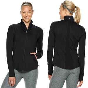 NWT Tek Gear Performance Jacket Medium Medium Mineral Black